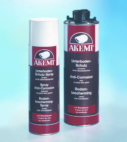 AKEMI Unterbodenschutz Basis Wachs, Farbe: braun (500 ml Spray)