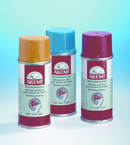 AKEMI Bremssattel- Spray Farbe: rot (150 ml)