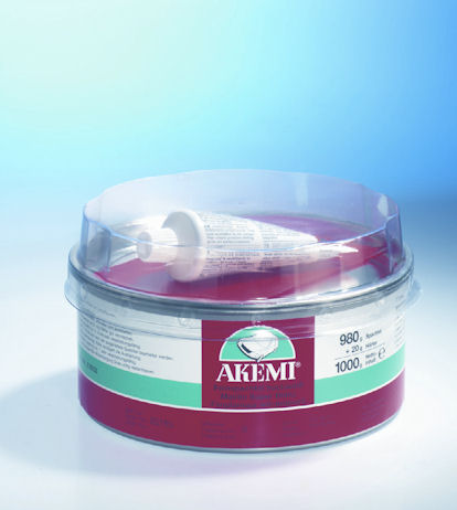 AKEMI Feinspachtel Hochweiss + Härter (250 g)