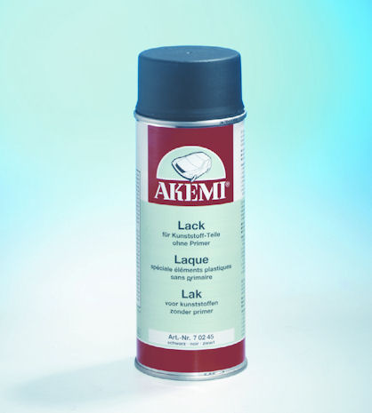 AKEMI Lackspray für Kunststoffteile, Farbe: grau (400 ml Spray)
