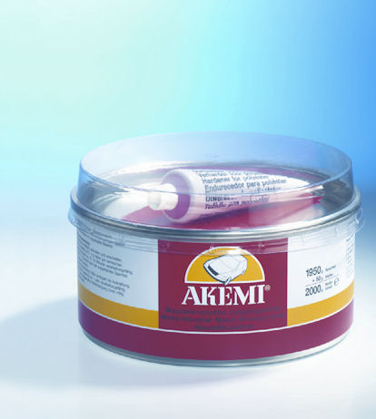 AKEMI Maschinenspachtel/ Langzeitspachtel +  Härter (2 kg)