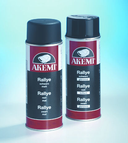 AKEMI Rallye Farbspray Farbe: Rallye schwarz seidenmatt (400 ml)